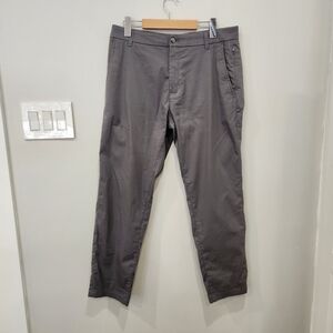 Birddogs Pants Stretch Tag 32x30 Fits 32x28 Gray Cotton Nylon Blend Mens Golf